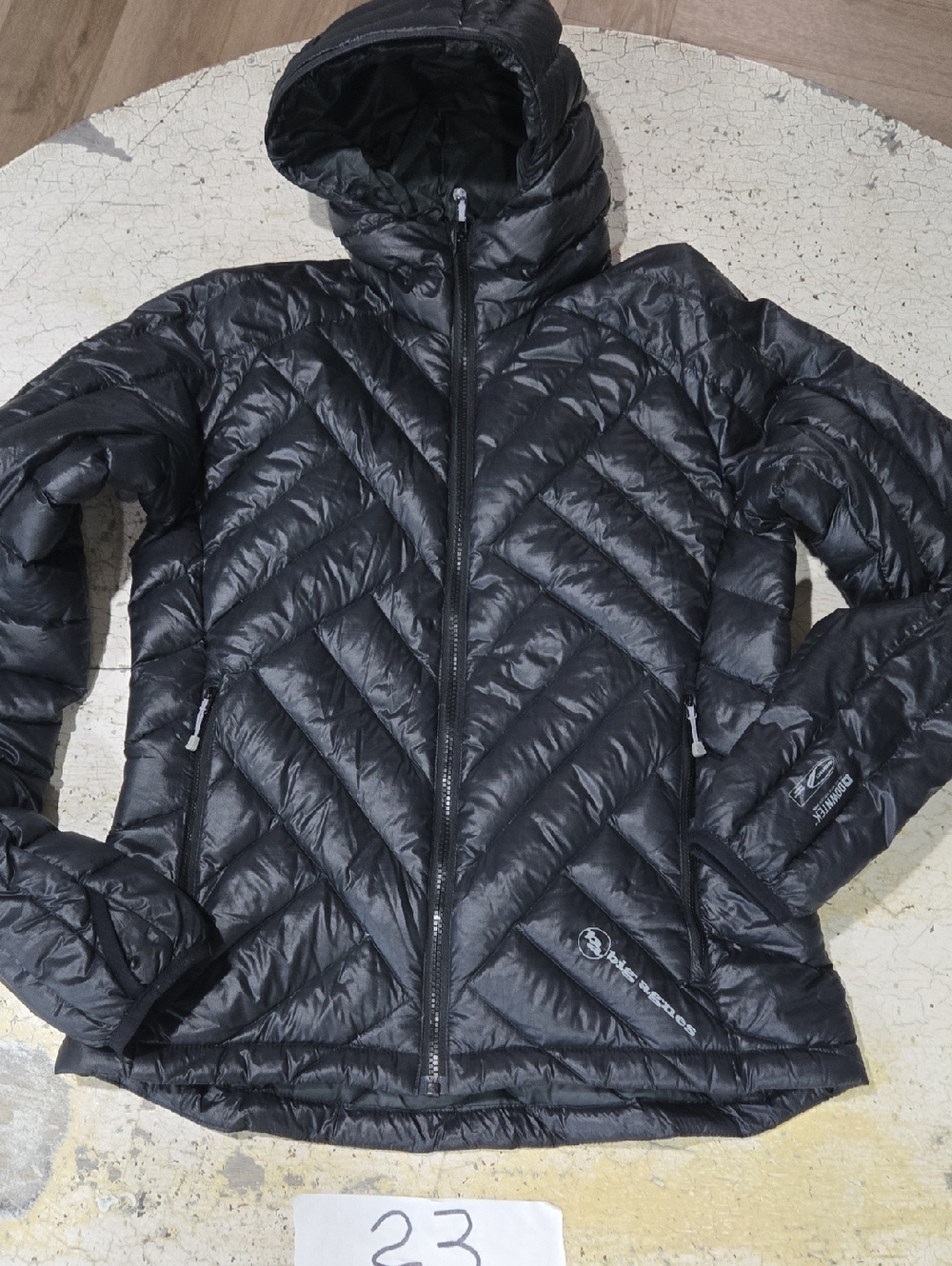 Big Agnes Shovelhead Parka Down Black Puffer Jacket Women's Size M
